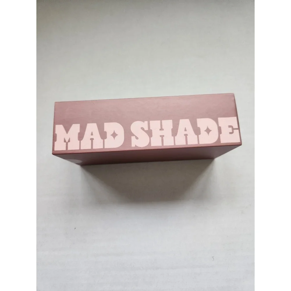 Vintage Y2K Mad Shade Black Square Aviator Sunglasses Brown Lens‎ UV400 Unisex M